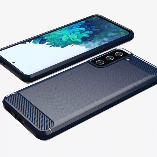 Cover til Samsung Galaxy S20 FE 2022 G781 / S20 FE 5G G781 / S20 FE G780, Techsuit, Carbon, Blå
