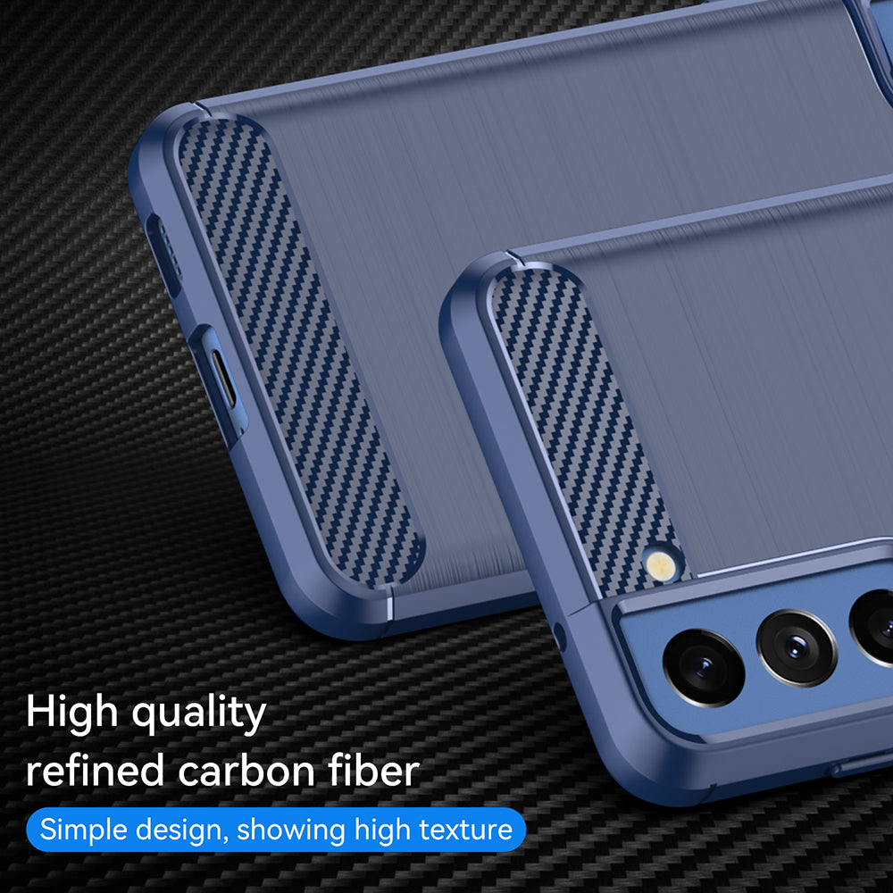 Case for Samsung Galaxy S20 FE 2022 G781 / S20 FE 5G G781 / S20 FE G780, Techsuit, Carbon, Blue