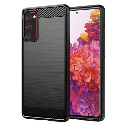 Cover til Samsung Galaxy S20 FE 2022 G781 / S20 FE 5G G781 / S20 FE G780, Techsuit, Carbon, Sort