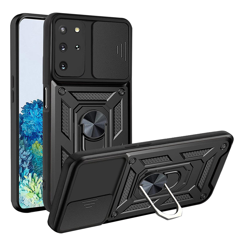 Cover til Samsung Galaxy S20+ 5G G986 / S20+ G985, Techsuit, CamShield, Sort
