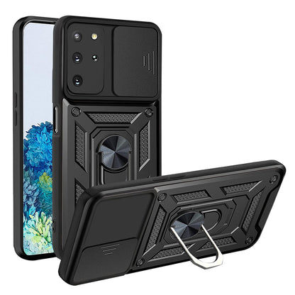 Cover til Samsung Galaxy S20+ 5G G986 / S20+ G985, Techsuit, CamShield, Sort