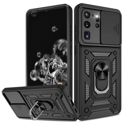 Cover til Samsung Galaxy S20 Ultra 5G G988 / S20 Ultra G988, Techsuit, CamShield, Sort