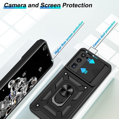 Cover til Samsung Galaxy S20 Ultra 5G G988 / S20 Ultra G988, Techsuit, CamShield, Sort