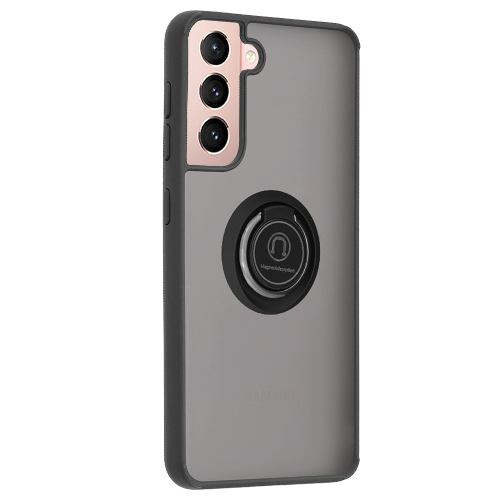 Etui til Samsung Galaxy S21 5G G991, Techsuit, Glinth, Sort