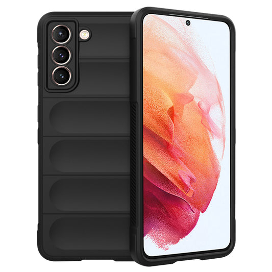 Cover til Samsung Galaxy S21 5G G991, Techsuit, Magic Shield, Sort