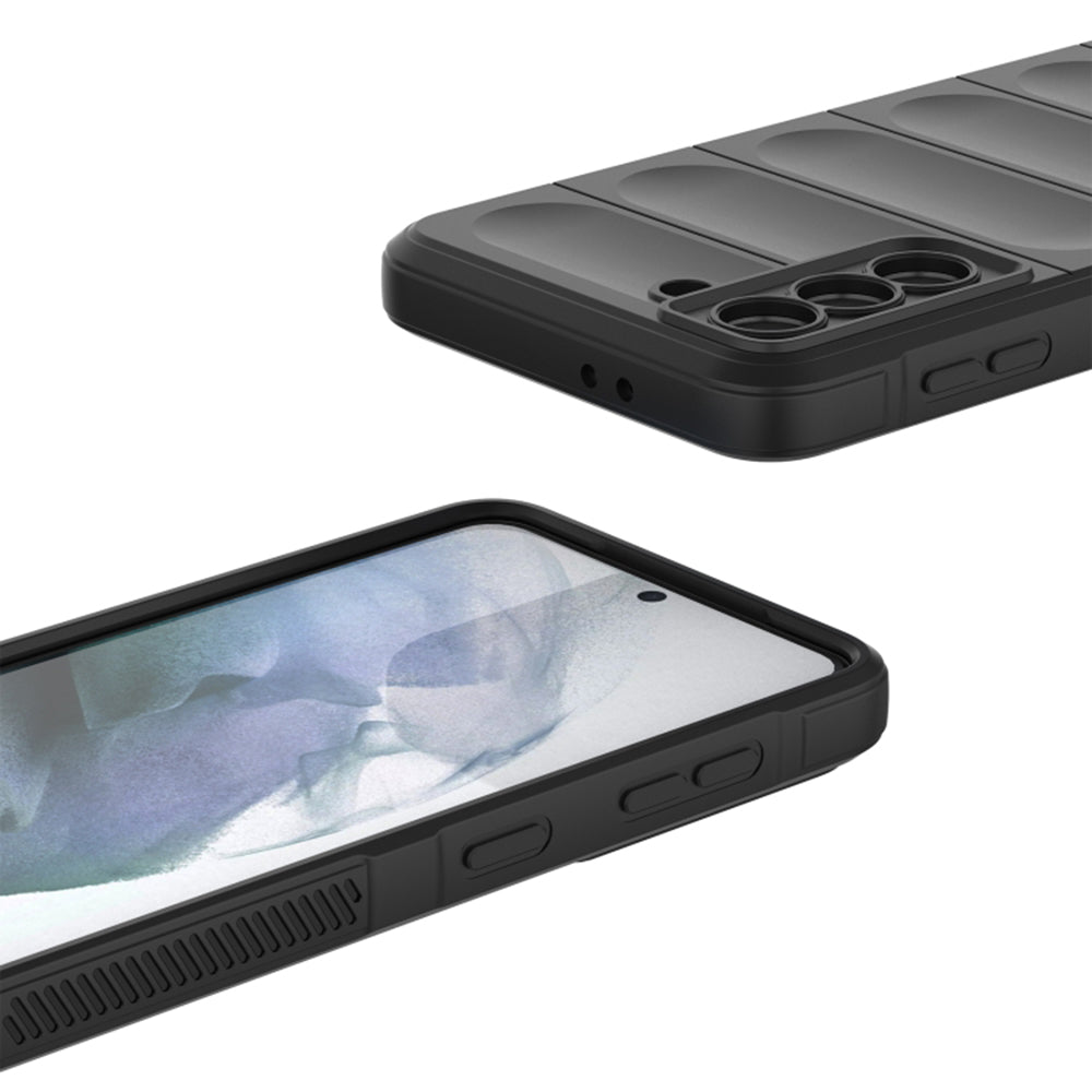 Cover til Samsung Galaxy S21 5G G991, Techsuit, Magic Shield, Sort