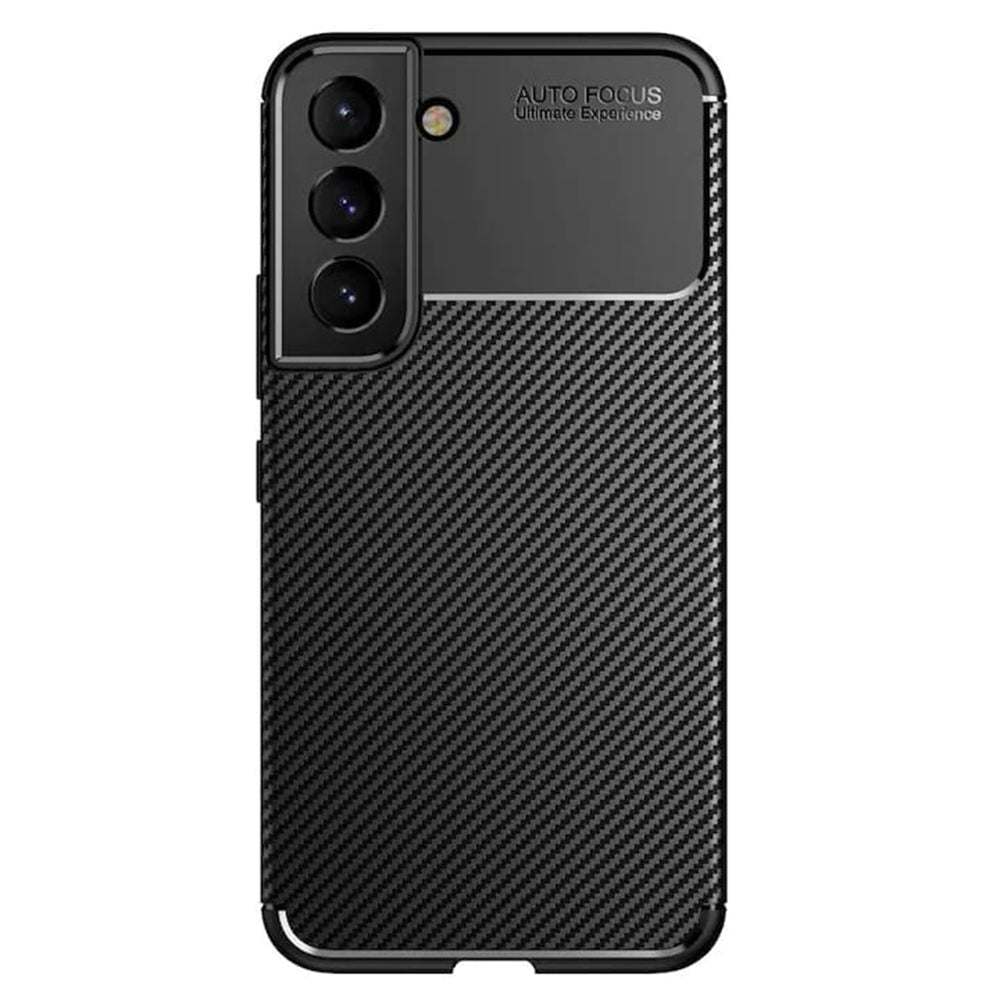 Cover til Samsung Galaxy S21 FE 5G G990, Techsuit, CarbonFiber, Sort