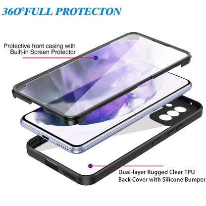 Cover til Samsung Galaxy S21 FE 5G G990, Techsuit, ColorVerse 360, Sort