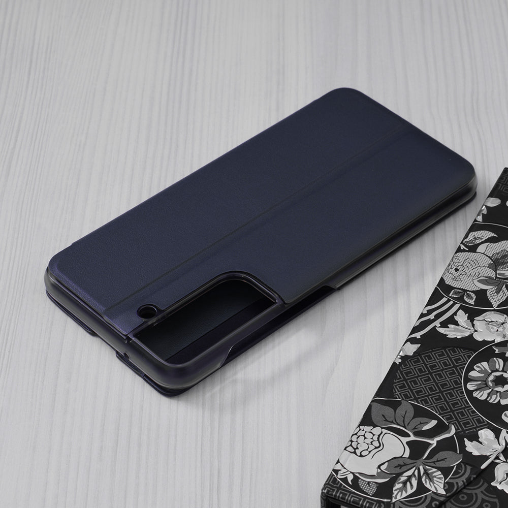 Cover til Samsung Galaxy S21 FE 5G G990, Techsuit, eFold, Mørkeblå
