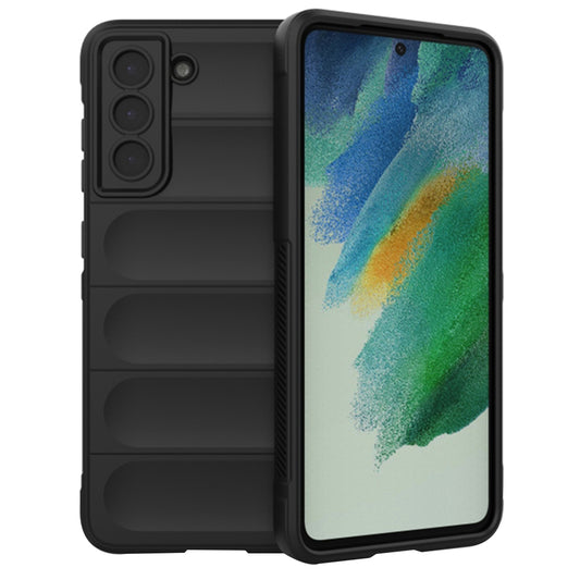 Cover til Samsung Galaxy S21 FE 5G G990, Techsuit, Magic Shield, Sort