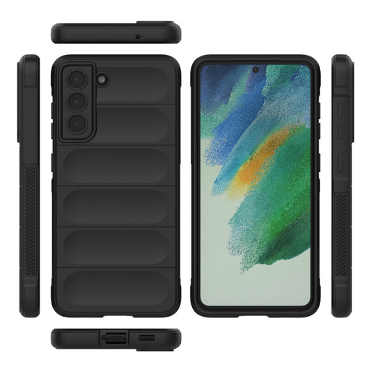 Cover til Samsung Galaxy S21 FE 5G G990, Techsuit, Magic Shield, Sort