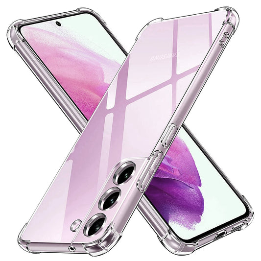 Cover til Samsung Galaxy S21 FE 5G G990, Techsuit, Stødabsorberende Klar, Transparent