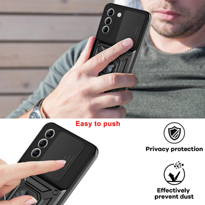 Cover til Samsung Galaxy S21+ 5G G996, Techsuit, CamShield, Sort