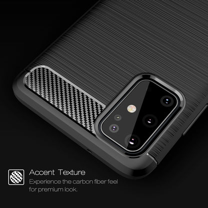 Cover til Samsung Galaxy S21 Ultra 5G G998, Techsuit, Carbon, Sort