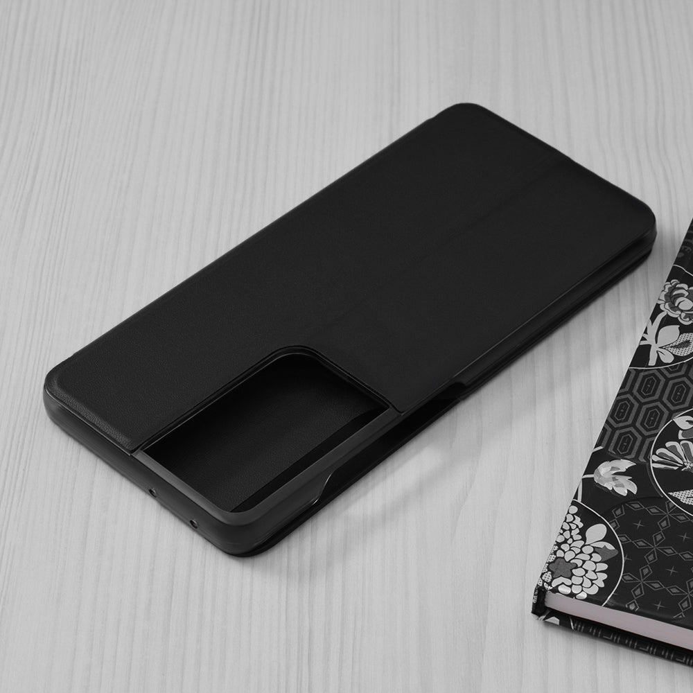 Cover til Samsung Galaxy S21 Ultra 5G G998, Techsuit, eFold, Sort
