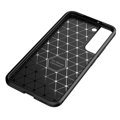 Cover til Samsung Galaxy S22 5G S901, Techsuit, CarbonFiber, Sort