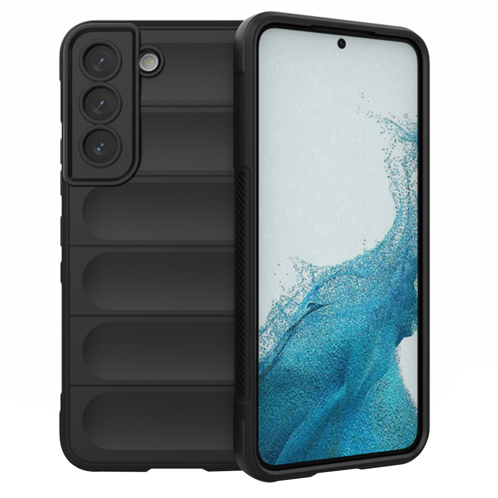 Cover til Samsung Galaxy S22 5G S901, Techsuit, Magic Shield, Sort