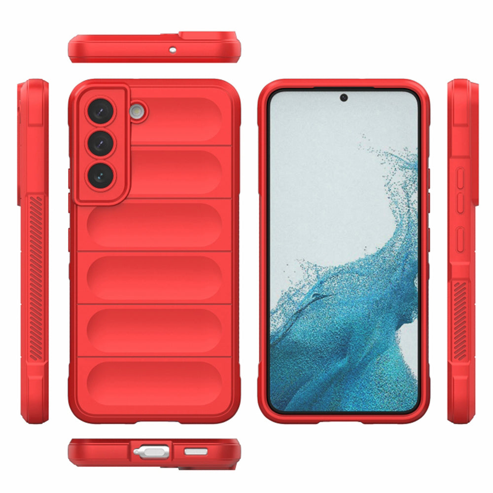 Cover til Samsung Galaxy S22 5G S901, Techsuit, Magic Shield, Sort