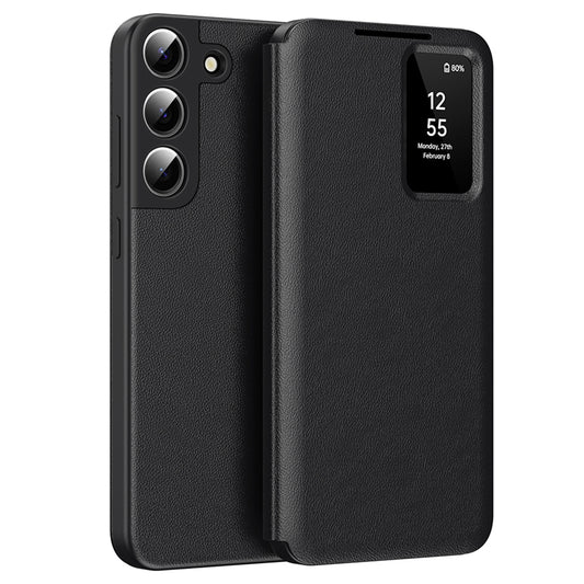 Cover til Samsung Galaxy S22 5G S901, Techsuit, SmartView, Sort