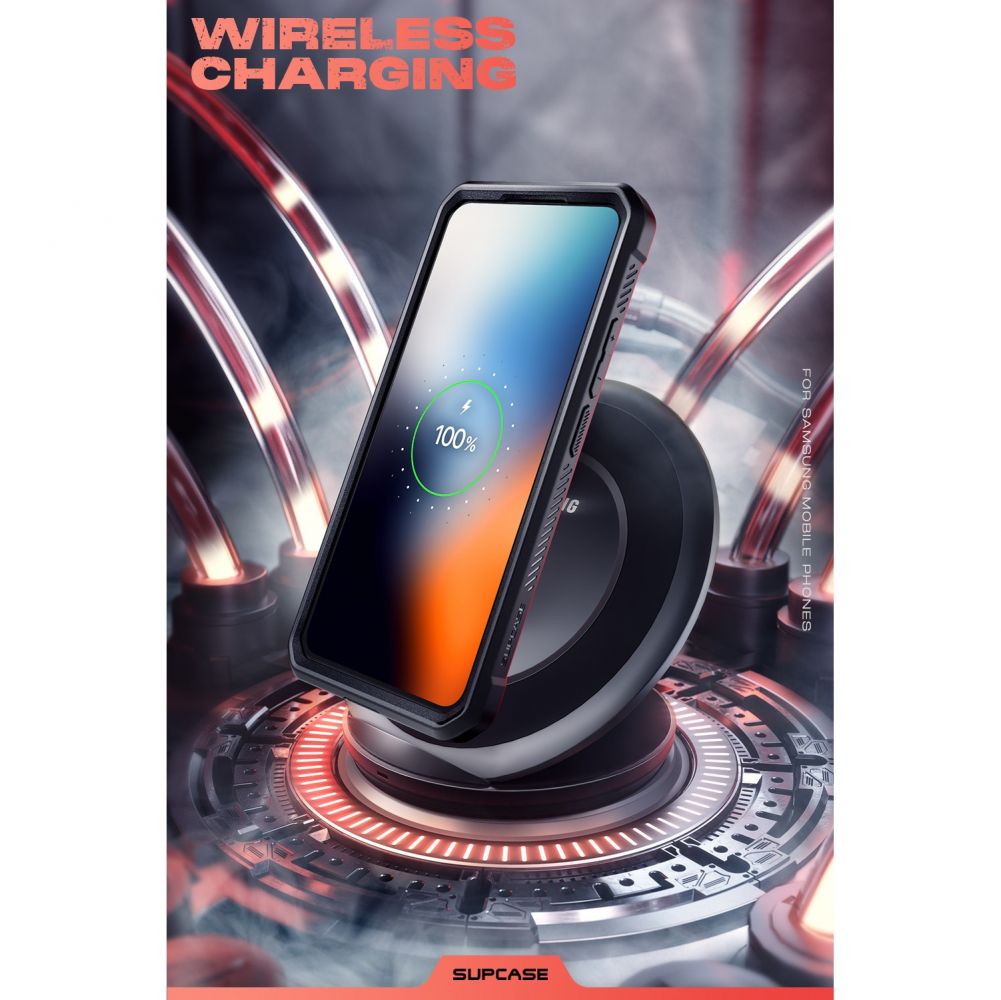 Etui til Samsung Galaxy S22+ 5G S906, Supcase, Unicorn Beetle Pro, Sort