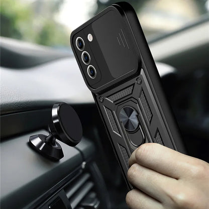 Cover til Samsung Galaxy S22+ 5G S906, Techsuit, CamShield, Sort
