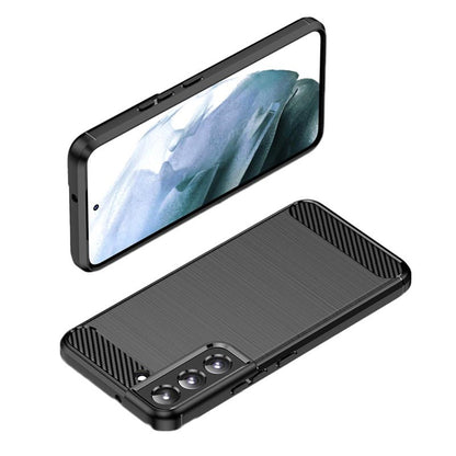 Cover til Samsung Galaxy S22+ 5G S906, Techsuit, Carbon, Sort