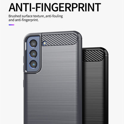 Cover til Samsung Galaxy S22+ 5G S906, Techsuit, Carbon, Sort