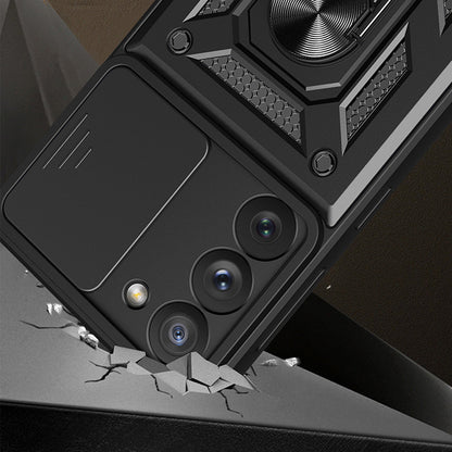 Case for Samsung Galaxy S22 Ultra 5G S908, Techsuit, CamShield, Black