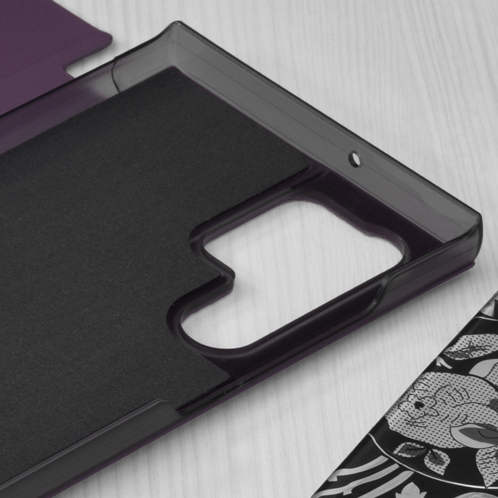Cover til Samsung Galaxy S22 Ultra 5G S908, Techsuit, eFold, Lilla