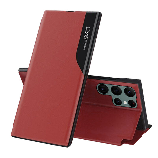 Cover til Samsung Galaxy S22 Ultra 5G S908, Techsuit, eFold, Rød