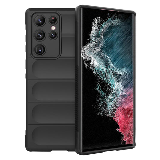 Cover til Samsung Galaxy S22 Ultra 5G S908, Techsuit, Magic Shield, Sort