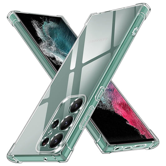 Cover til Samsung Galaxy S22 Ultra 5G S908, Techsuit, Stødabsorberende Klar, Transparent