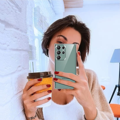 Cover til Samsung Galaxy S22 Ultra 5G S908, Techsuit, Stødabsorberende Klar, Transparent