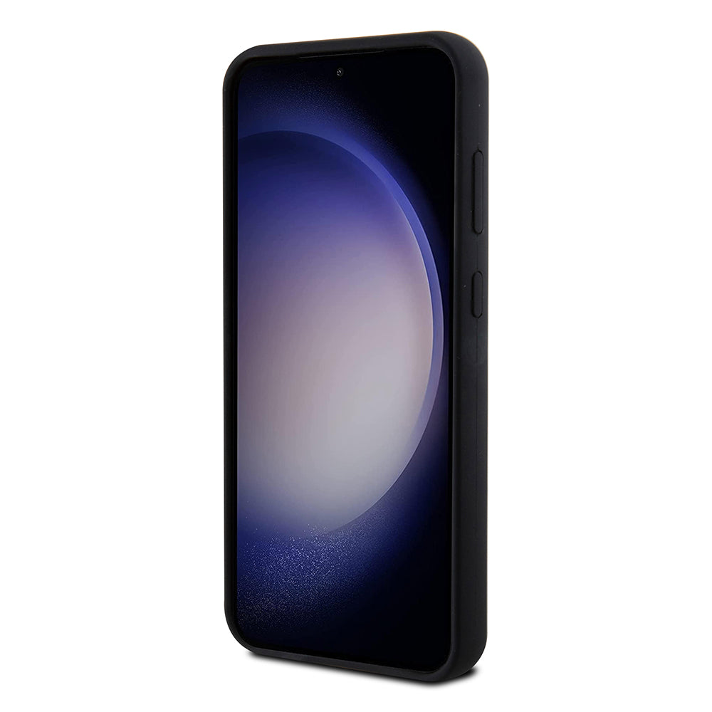 Etui til Samsung Galaxy S23 FE S711, Karl Lagerfeld, Silicone Ikonik Karl Metal, Sort