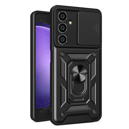 Cover til Samsung Galaxy S23 FE S711, Techsuit, CamShield, Sort