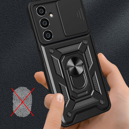Cover til Samsung Galaxy S23 FE S711, Techsuit, CamShield, Sort