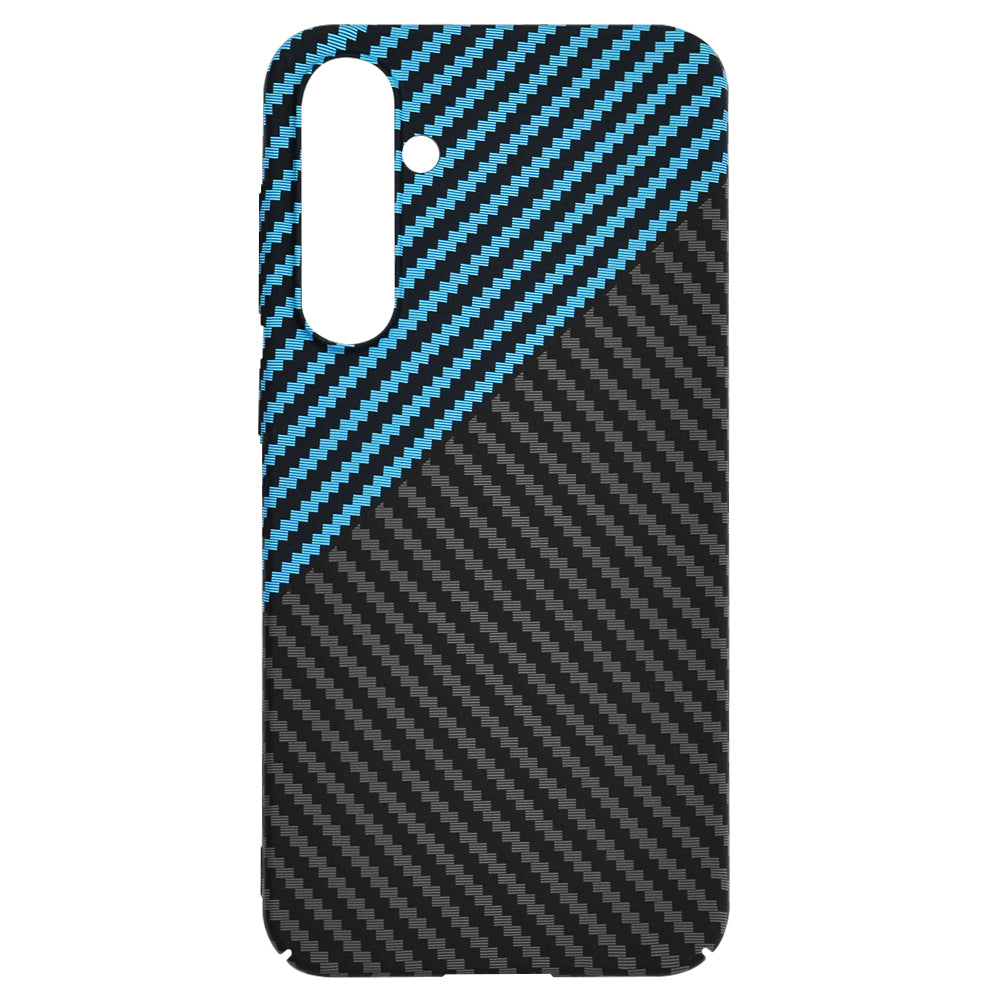 Cover til Samsung Galaxy S23 FE S711, Techsuit, Carbonite FiberShell, Sort Blå