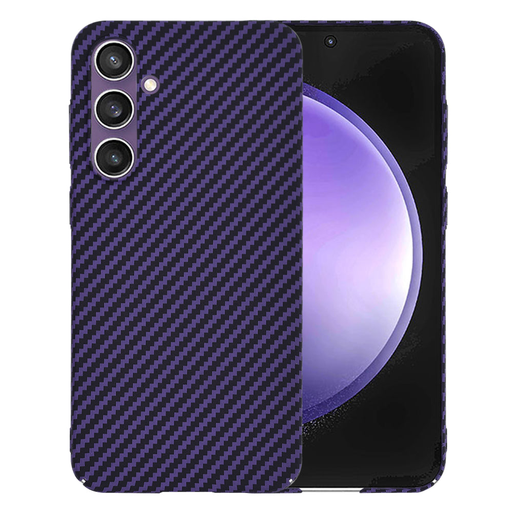 Cover til Samsung Galaxy S23 FE S711, Techsuit, Carbonite FiberShell, Lilla
