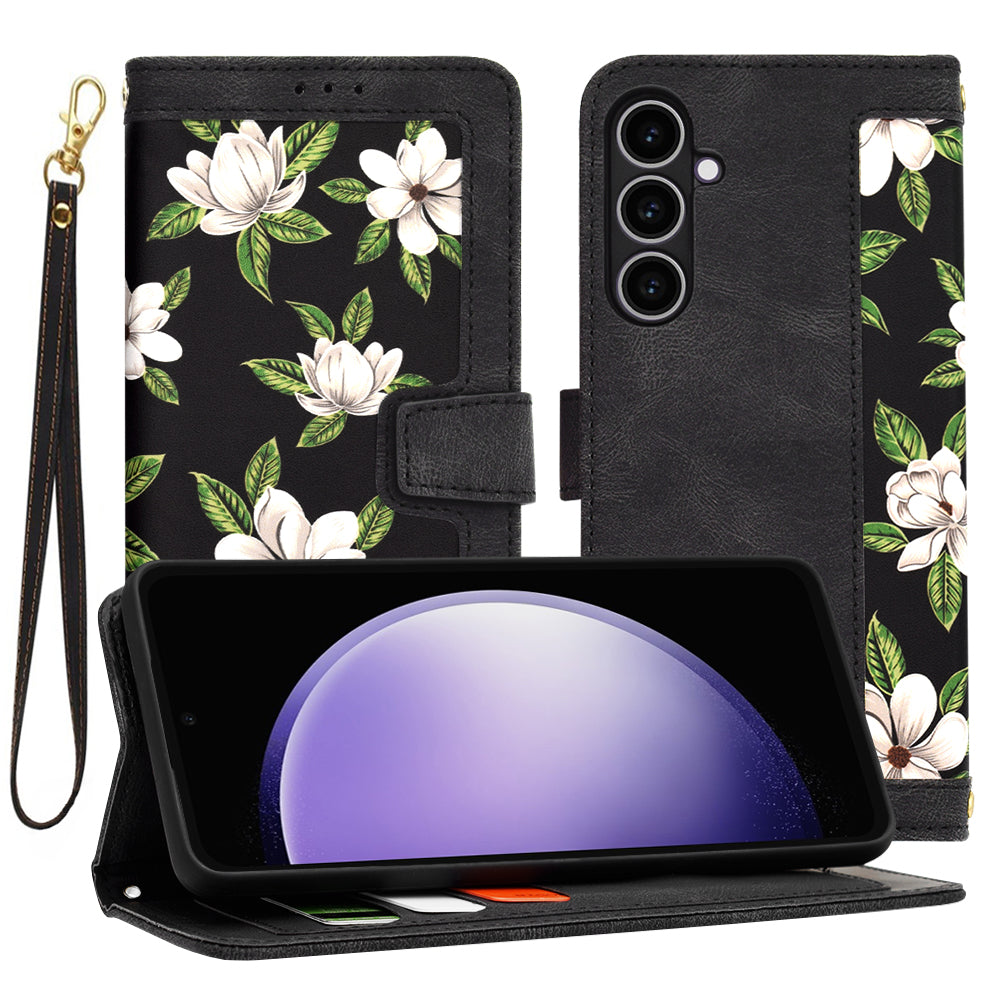 Cover til Samsung Galaxy S23 FE S711, Techsuit, FlipCraft, Sort