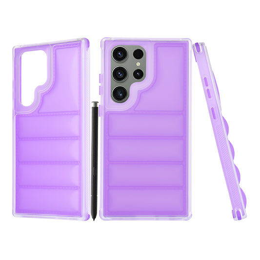 Cover til Samsung Galaxy S23 FE S711, Techsuit, Wave Shield, Lilla