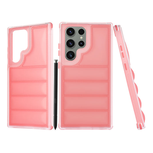 Cover til Samsung Galaxy S23 FE S711, Techsuit, Wave Shield, Rød