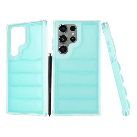Cover til Samsung Galaxy S23 FE S711, Techsuit, Wave Shield, Turkis