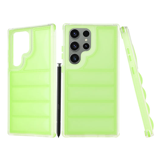 Cover til Samsung Galaxy S23 FE S711, Techsuit, Wave Shield, Grøn