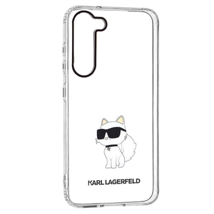 Etui til Samsung Galaxy S23+ S916, Karl Lagerfeld, Ikonik Choupette, Gennemsigtig