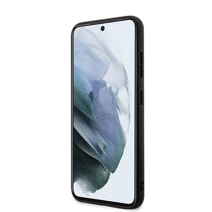 Etui til Samsung Galaxy S23+ S916, Karl Lagerfeld, Saffiano Monogram Metal Logo, Sort