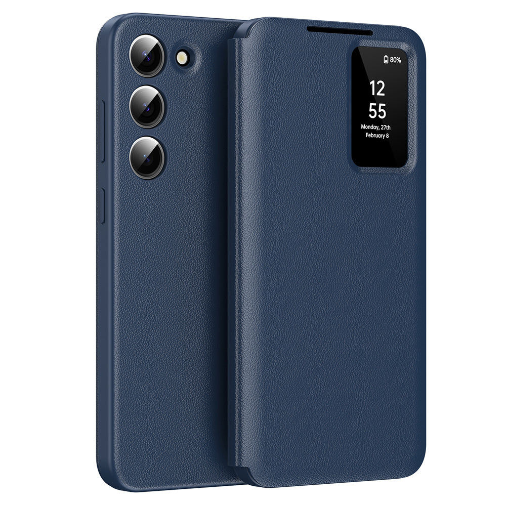 Cover til Samsung Galaxy S23+ S916, Techsuit, SmartView, Blå
