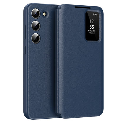 Cover til Samsung Galaxy S23+ S916, Techsuit, SmartView, Blå
