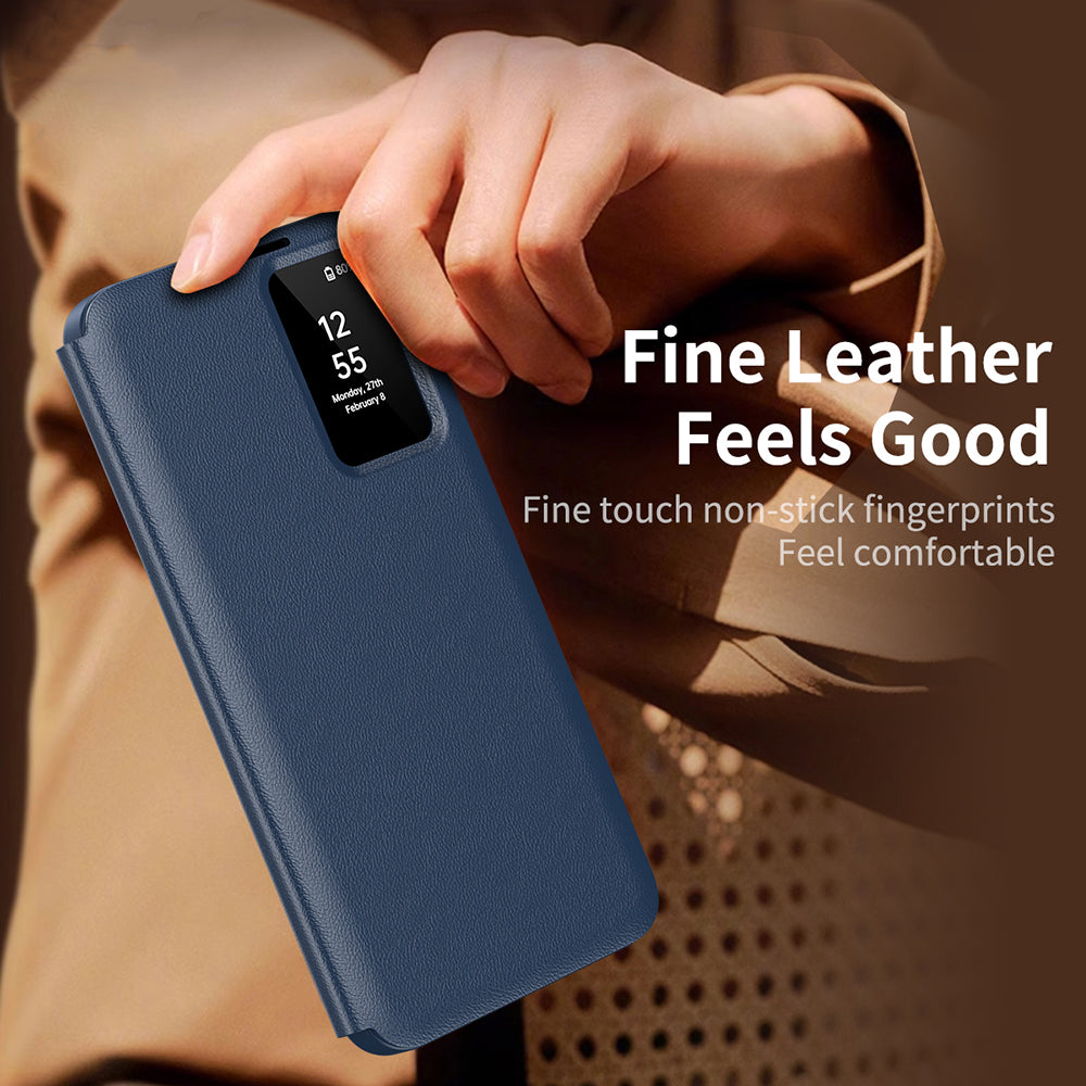 Cover til Samsung Galaxy S23+ S916, Techsuit, SmartView, Blå