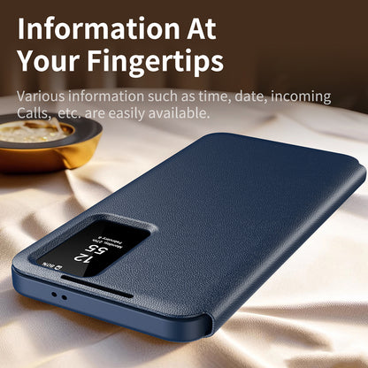 Cover til Samsung Galaxy S23+ S916, Techsuit, SmartView, Blå