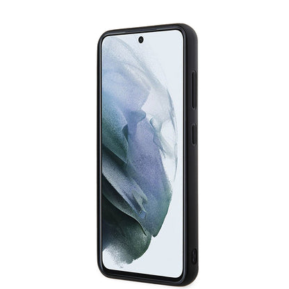 Etui til Samsung Galaxy S23 S911, Karl Lagerfeld, 3D Rubber Glitter Logo, Sort